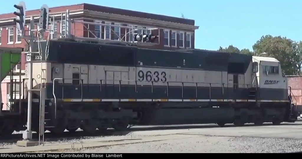 BNSF coal train DPU